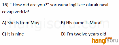 Soru 16