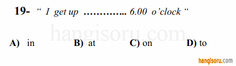 Soru 19