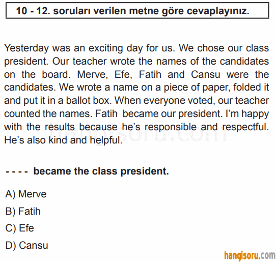 Soru 10
