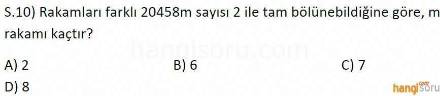 Soru 10
