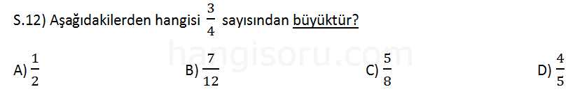 Soru 12