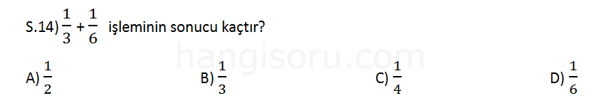 Soru 14