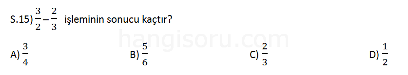 Soru 15