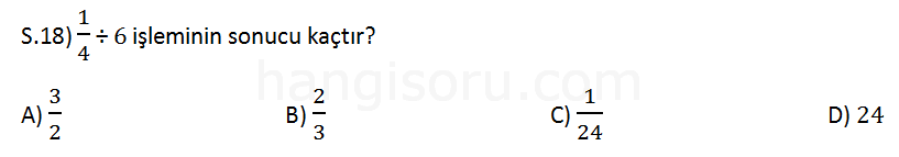 Soru 18