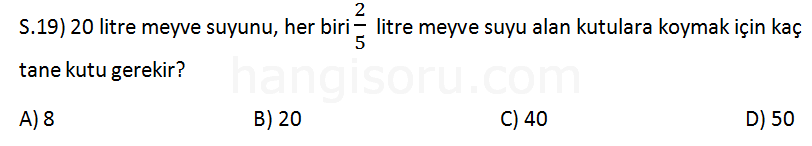 Soru 19