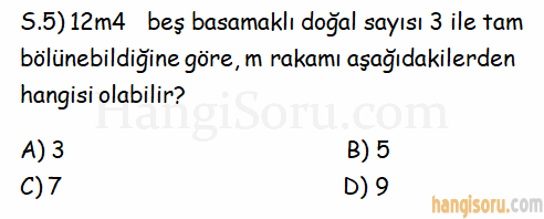Soru 5
