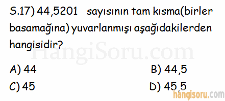 Soru 17