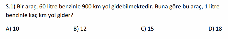 Soru 1