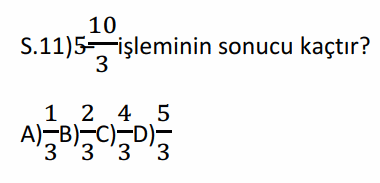 Soru 11