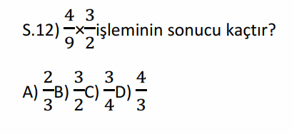 Soru 12