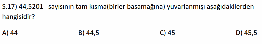 Soru 17
