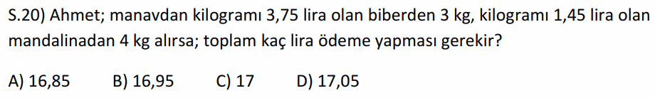 Soru 20