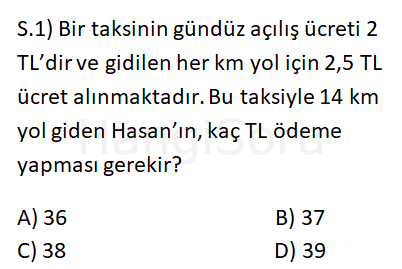 Soru 1