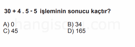 Soru 5