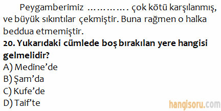 Soru 20