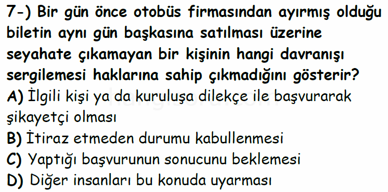 Soru 7