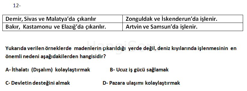 Soru 12