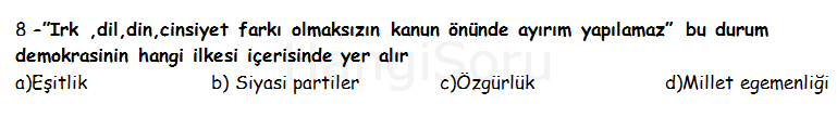 Soru 8