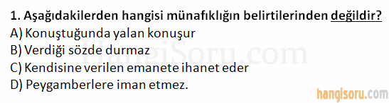 Soru 1