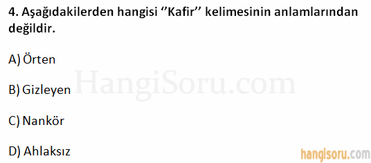 Soru 4