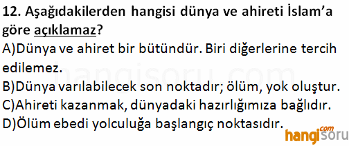 Soru 12