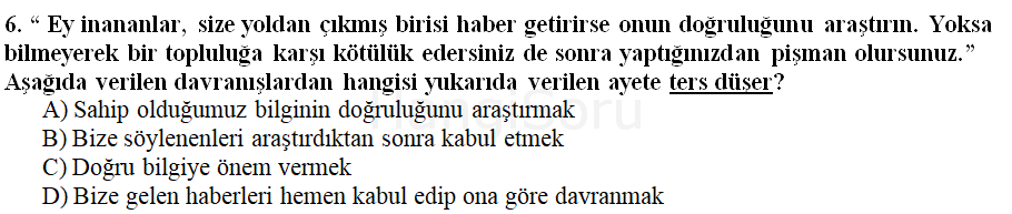 Soru 6