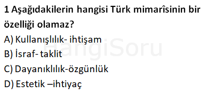 Soru 1