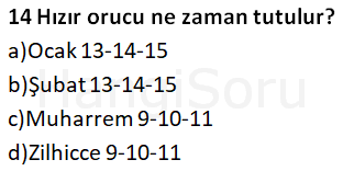 Soru 14