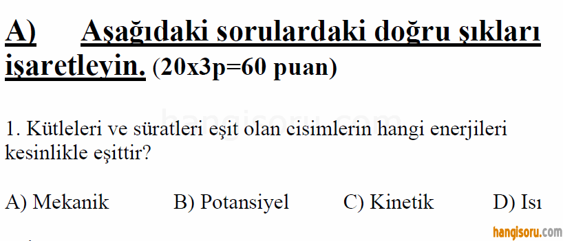 Soru 1