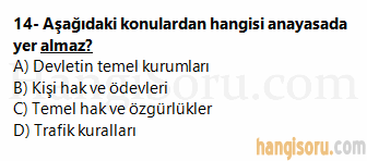 Soru 14