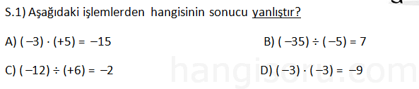 Soru 1
