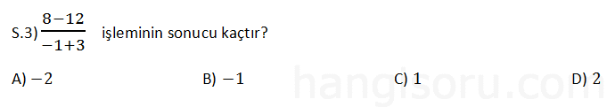 Soru 3