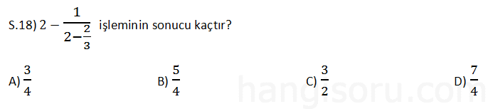 Soru 18