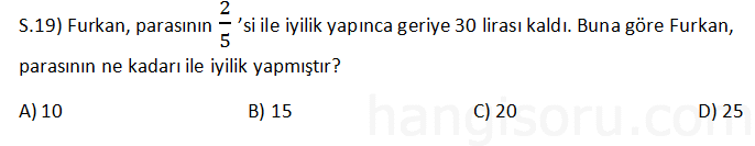 Soru 19
