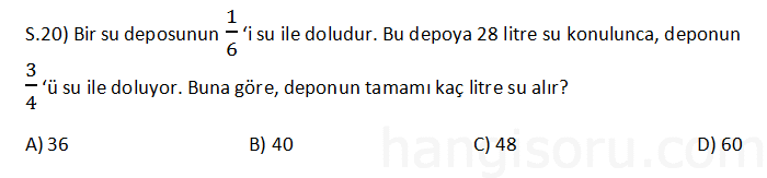 Soru 20