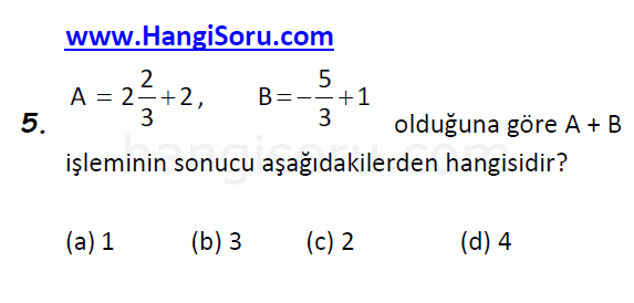 Soru 5