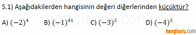 Soru 1