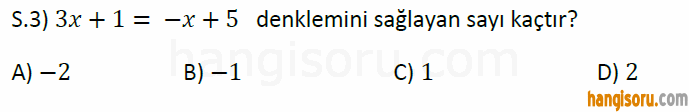 Soru 3