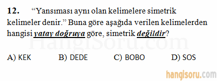 Soru 12