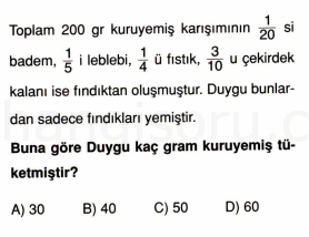 Soru 1