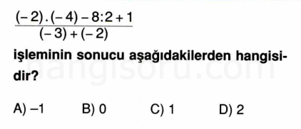 Soru 1