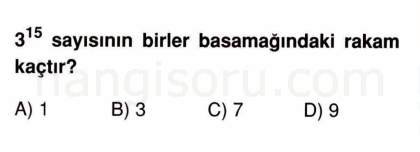 Soru 1