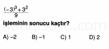 Soru 1