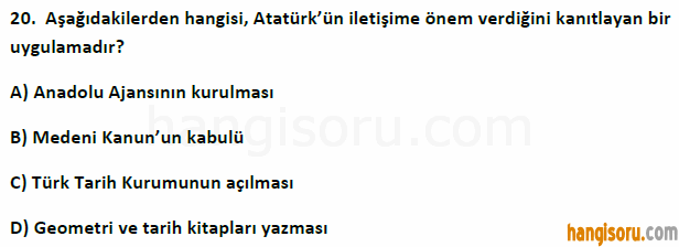 Soru 20