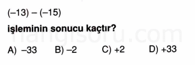 Soru 1