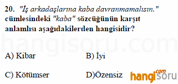 Soru 20