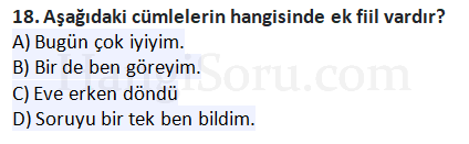 Soru 18