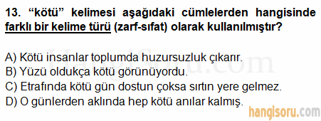 Soru 13
