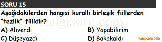 Soru 15
