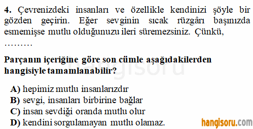 Soru 4